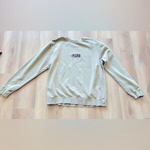 Men’s Nike sweatshirt, tan, size medium